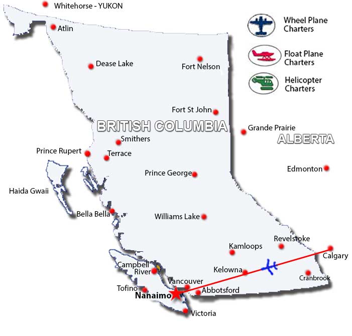 Nanaimo Charter Flights Vancouver